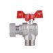 Кран кульовий з накидною гайкою Thermo Alliance Forte 3/4" ВЗ для води кутовий SF224W20 SD00017978 фото 4