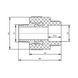 Муфта PPR Blue Ocean 32х3/4" ЗР SD00006388 фото 1