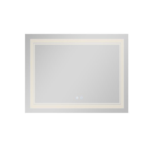 Зеркало Qtap Cardinal (CA1) 1000х800 с LED-подсветкой Touch, с антизапотеванием, с диммером, рег. темп. цвета (3000-6500K) QT0478C10080 SD00052327 фото