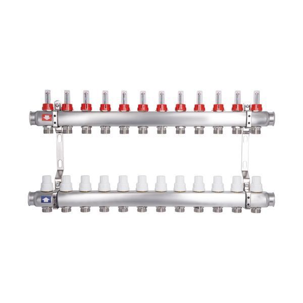 Колектор з витратомірами Thermo Alliance Standart 1" 12 виходів SD00412 SD00041511 фото
