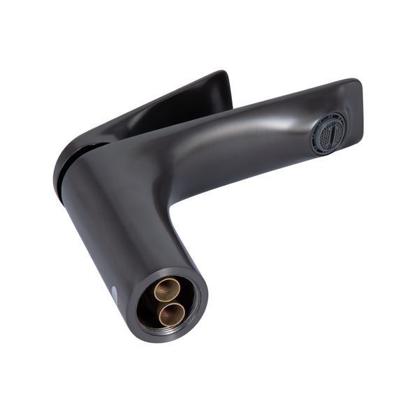 Смеситель для раковины Qtap Vlasta New QTVLA270GMB45641 Gunmetal Black PVD SD00051765 фото