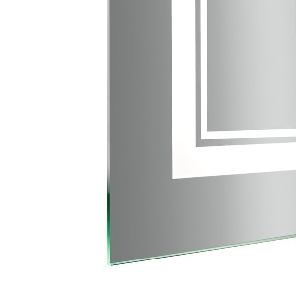 Зеркало Qtap Cardinal (CA1) 1000х800 с LED-подсветкой Touch, с антизапотеванием, с диммером, рег. темп. цвета (3000-6500K) QT0478C10080 SD00052327 фото