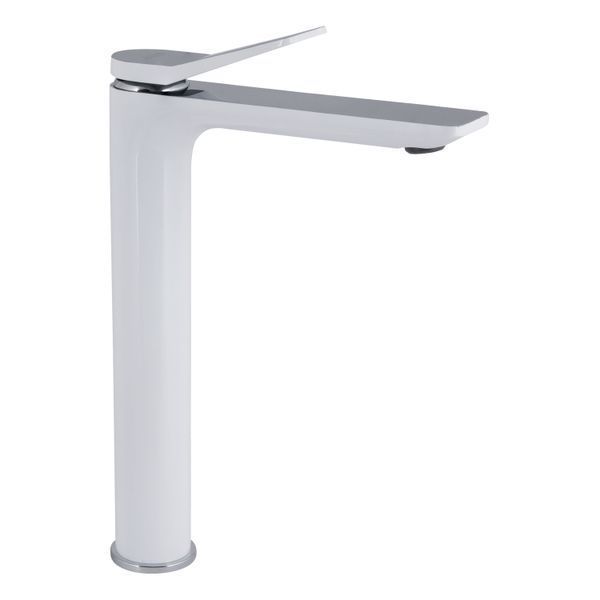 Змішувач для раковини Qtap Presto високий QTPRE269CRW45577 Chrome/White SD00051701 фото