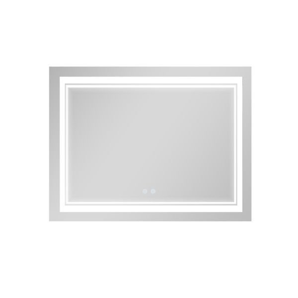 Зеркало Qtap Cardinal (CA1) 1000х800 с LED-подсветкой Touch, с антизапотеванием, с диммером, рег. темп. цвета (3000-6500K) QT0478C10080 SD00052327 фото