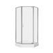 Набор Qtap душевая кабина Leo CRM10995-AC6 Clear 2020x900x900 мм + поддон Diamond 309912 90x90x12 см с сифоном SD00048935 фото 2