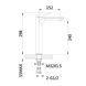 Змішувач для раковини Qtap Presto високий QTPRE269CRW45577 Chrome/White SD00051701 фото 1