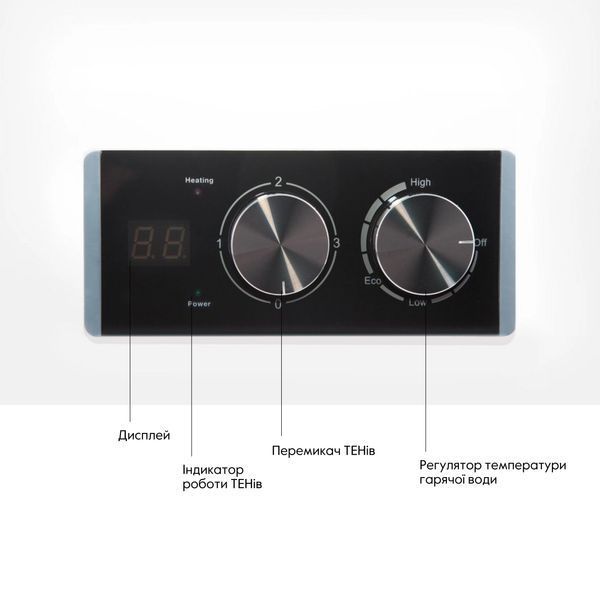 Водонагреватель электрический Thermo Alliance 100 л плоский горизонтальный, мокрый ТЭН 2 кВт (0,8+1,2) DT100H20G(PD) SD00032266 фото