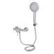 Смеситель для душа Lidz Aria 010 (с душевым гарнитуром) (k35) LDARI010NKS43361 Nickel SD00049484 фото