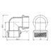 Уголок Thermo Alliance Forte 1" НН SF37325 SD00002700 фото 1