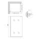 Душова перегородка Qtap Walk-In Standard BLM2011.C8 100х200 см, скло Clear 8 мм, покриття CalcLess SD00051927 фото 2