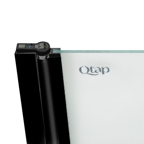 Штора на ванну Qtap Standard BLM407513APL стекло Pear 6 мм, 75х140 см, левая SD00051928 фото