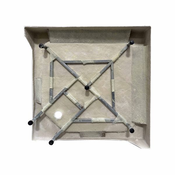 Душова кабіна Lidz Wawel SC90x90.SAT.LOW.FR, скло Frost 4 мм + Lidz Душовий піддон KAPIELKA ST90x90х14 SD00051441 фото