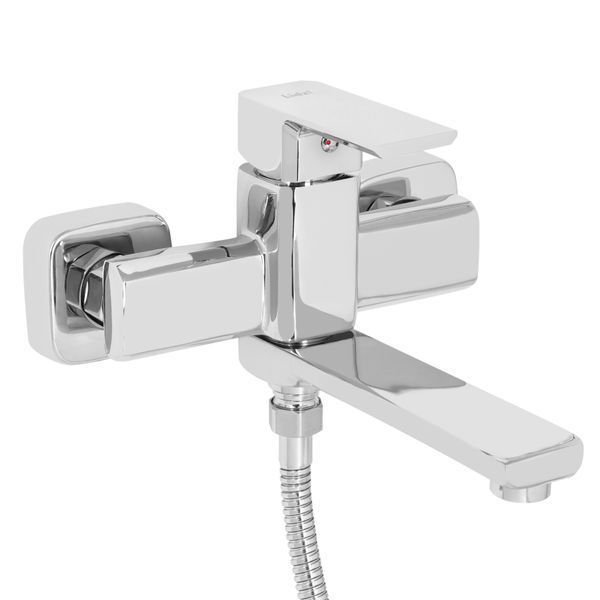 Смеситель для ванны Lidz Dozorca 0051 с поворотным изливом (c душевым гарнитуром) (k35) LDDOZ0051CRM45404 Chrome SD00051528 фото