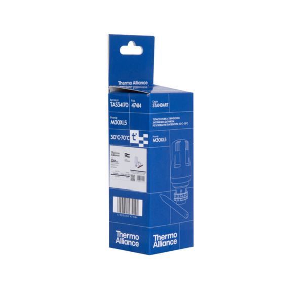 Термоголовка Thermo Alliance Standart М30х1,5 (30-70℃) з виносним датчиком TAS34170 SD00053538 фото