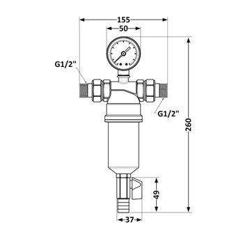 Фільтр самопромивний Thermo Alliance Standart 1/2" тонкого очищення, пластикова колба TAS128W15 SD00053539 фото