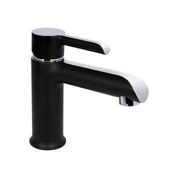 Змішувач для раковини Qtap Grand QTGRABCR001F Chrome/Black SD00039605 фото