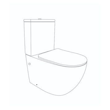 Унітаз підлоговий Qtap Jay Ultra Quiet з сидінням Soft-close 640x360x835 мм QT07222175TW White SD00053257 фото