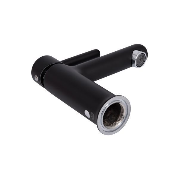 Змішувач для раковини Qtap Grand QTGRABCR001F Chrome/Black SD00039605 фото