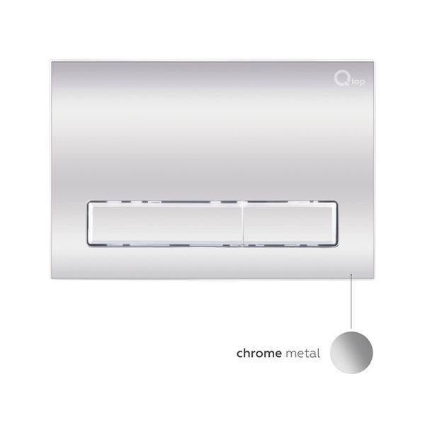 Готовое решение Qtap для ванной комнаты: подвесной унитаз Tern Rimless 490x340x350 + комплект инсталляции Nest 4 в 1 (линейная клавиша Chrome) SD00043018 фото