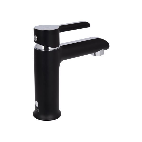 Змішувач для раковини Qtap Grand QTGRABCR001F Chrome/Black SD00039605 фото