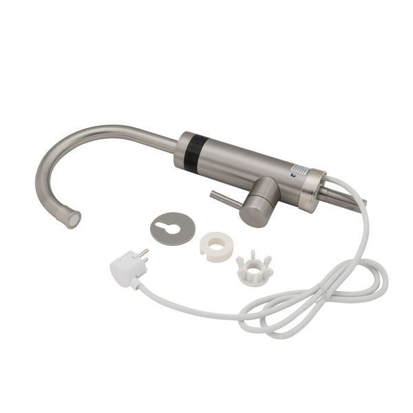 Проточный кран-водонагреватель кухонный для кухни Lidz Warm 060 LDWAR060NKS35881 Nickel SD00041983 фото