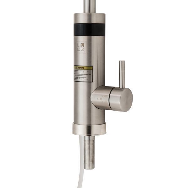 Проточный кран-водонагреватель кухонный для кухни Lidz Warm 060 LDWAR060NKS35881 Nickel SD00041983 фото