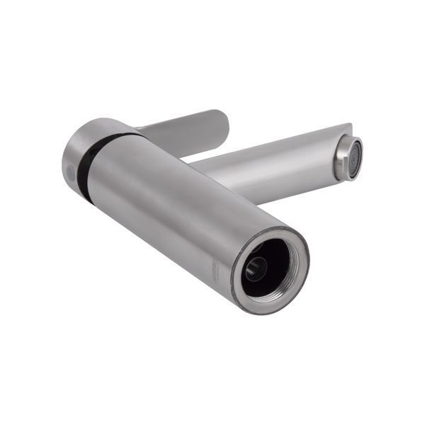 Змішувач для раковини Brinex Pure 001F низький Nickel BRIPUR001FNKL SD00053172 фото