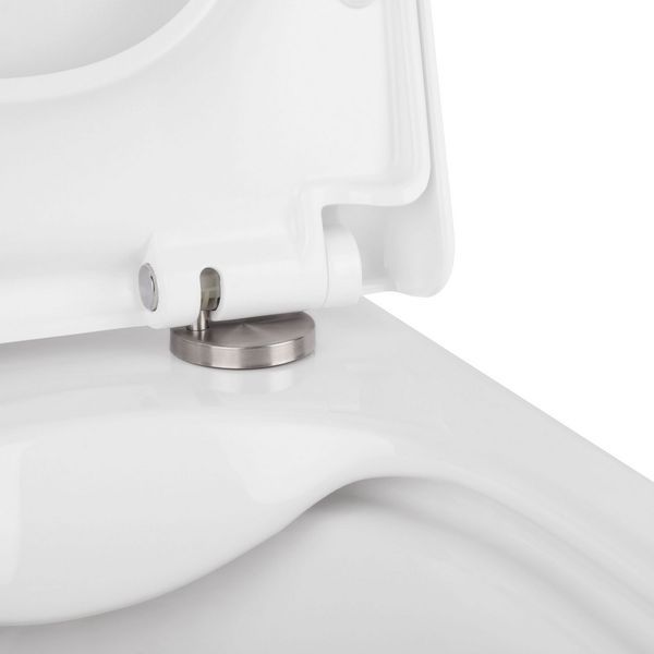 Готовое решение Qtap для ванной комнаты: подвесной унитаз Tern Rimless 490x340x350 + комплект инсталляции Nest 4 в 1 (линейная клавиша Chrome) SD00043018 фото