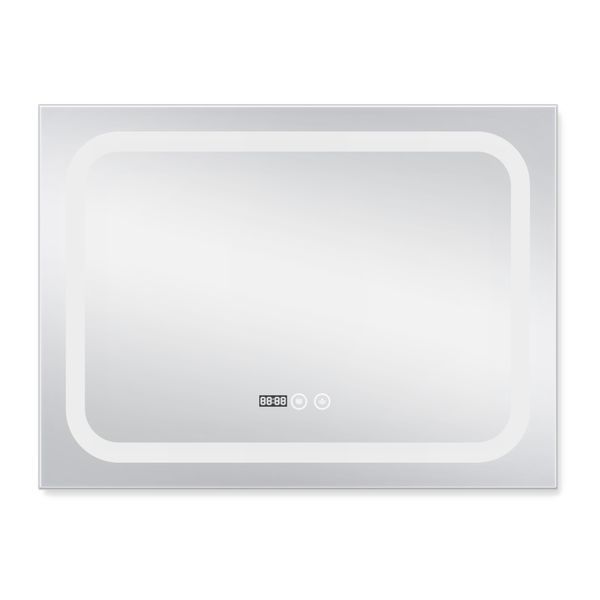 Дзеркало Qtap Mideya (DC-F906) 800х600 з LED-підсвічуванням Touch, з димером QT2078F906W SD00034650 фото