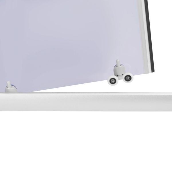 Душевая кабина Lidz Wawel SC80x80.SAT.LOW.GR, стекло тон. 4 мм + Lidz Душевой поддон KAPIELKA ST80x80х14 SD00051444 фото