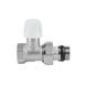 Кран радіаторний Icma 1/2" з антипротіканням прямий без ручки №815+940 SD00021130 фото 1