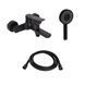 Комплект Qtap Slavonice Black Matt: Змішувач QTSLA259BLM45918 + Шланг QTHADPVCSQ160B + Лійка QTRUC125BLM45951 SD00054151 фото 2