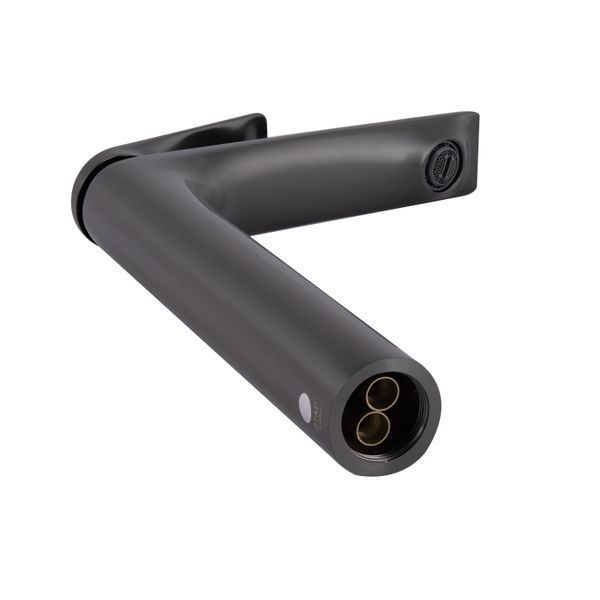 Змішувач для раковини Qtap Vlasta New високий QTVLA269GMB45653 Gunmetal Black PVD SD00051777 фото