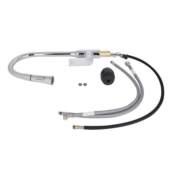 Смеситель для кухни Qtap Vlasta New с выдвижным изливом QTVLA344CRM45646 Chrome SD00051770 фото