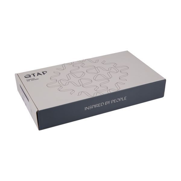 Змішувач для раковини Qtap Vlasta New високий QTVLA269GMB45653 Gunmetal Black PVD SD00051777 фото