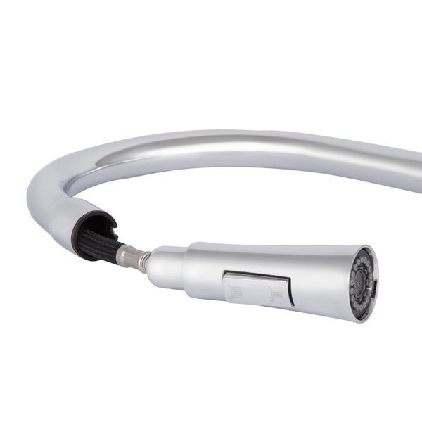 Смеситель для кухни Qtap Vlasta New с выдвижным изливом QTVLA344CRM45646 Chrome SD00051770 фото
