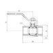 Кран кульовий SD Forte 1" 1/2 ВР для газа (ручка) SF600G40 SD00010552 фото 2