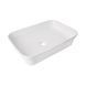Раковина накладная Qtap Virgo N прямоугольная без донного клапана WHITE QT18116308W SD00052613 фото 1