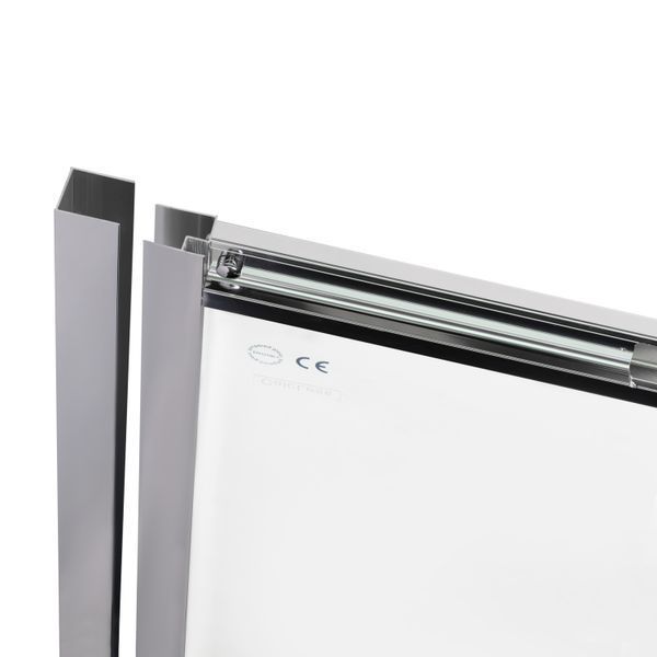 Душевая дверь в нишу Qtap Taurus CRM209-1.C6 90-100x200 см, стекло Clear 6 мм, покрытие CalcLess SD00045295 фото