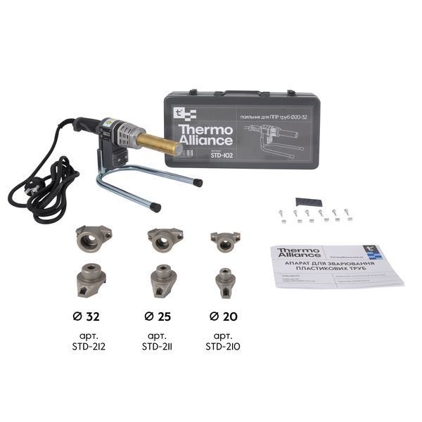Паяльник для пластиковых труб Thermo Alliance STD-102 &Oslash;20-32 (автоматический 700W) SD00052959 фото