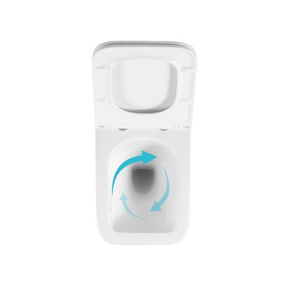 Готове рішення Qtap для ванної кімнати: підвісний унітаз Gemini Ultra Quiet 530х365х373 + комплект інсталяції Nest 4 в 1 (кругла клавіша Chrome) SD00052286 фото