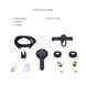 Комплект змішувачів для ванної кімнати Lidz Latwa 001Black+Lidz Latwa 006Black+Lidz Latwa 005Black+Lidz Latwa 010Black SD00053698 фото 9