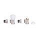 Комплект радіаторних кранів Thermo Alliance Standart 1/2" ВН кутовий TAS232W15 SD00053598 фото 1