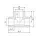 Трійник PPR Blue Ocean 25х20х25 редукційний SD00009207 фото 4
