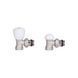 Комплект радіаторних кранів Thermo Alliance Standart 1/2" ВН кутовий TAS232W15 SD00053598 фото 3