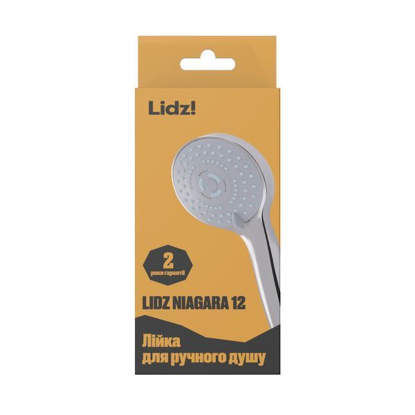 Лійка для ручного душу Лейки Lidz Niagara 12 98 мм округла LDNIA12CRM35443 Chrome SD00041547 фото