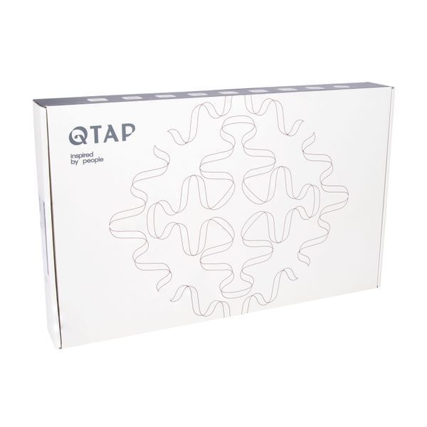 Смеситель для кухни Qtap Vlasta New с гибким изливом с подключением для питьевой воды QTVLA364GMB45649 Gunmetal Black PVD SD00051773 фото