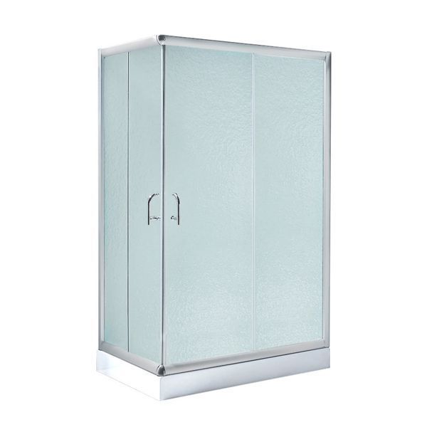 Душова кабіна Lidz Wawel SC100x80.SAT.LOW.FR, скло Frost 5 мм + Lidz Душовий піддон KAPIELKA ST100x80х14 SD00051439 фото