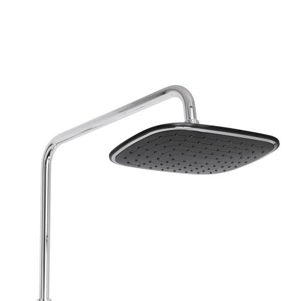 Душова система універсальна Qtap Grand на три споживача (з виливом) QTGRABCR1004 Chrome/Black SD00039609 фото