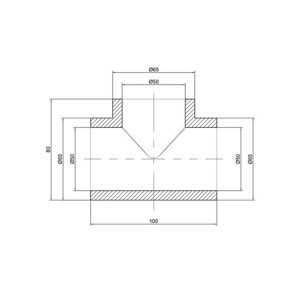 Трійник PPR Thermo Alliance 50 SD00029354 фото